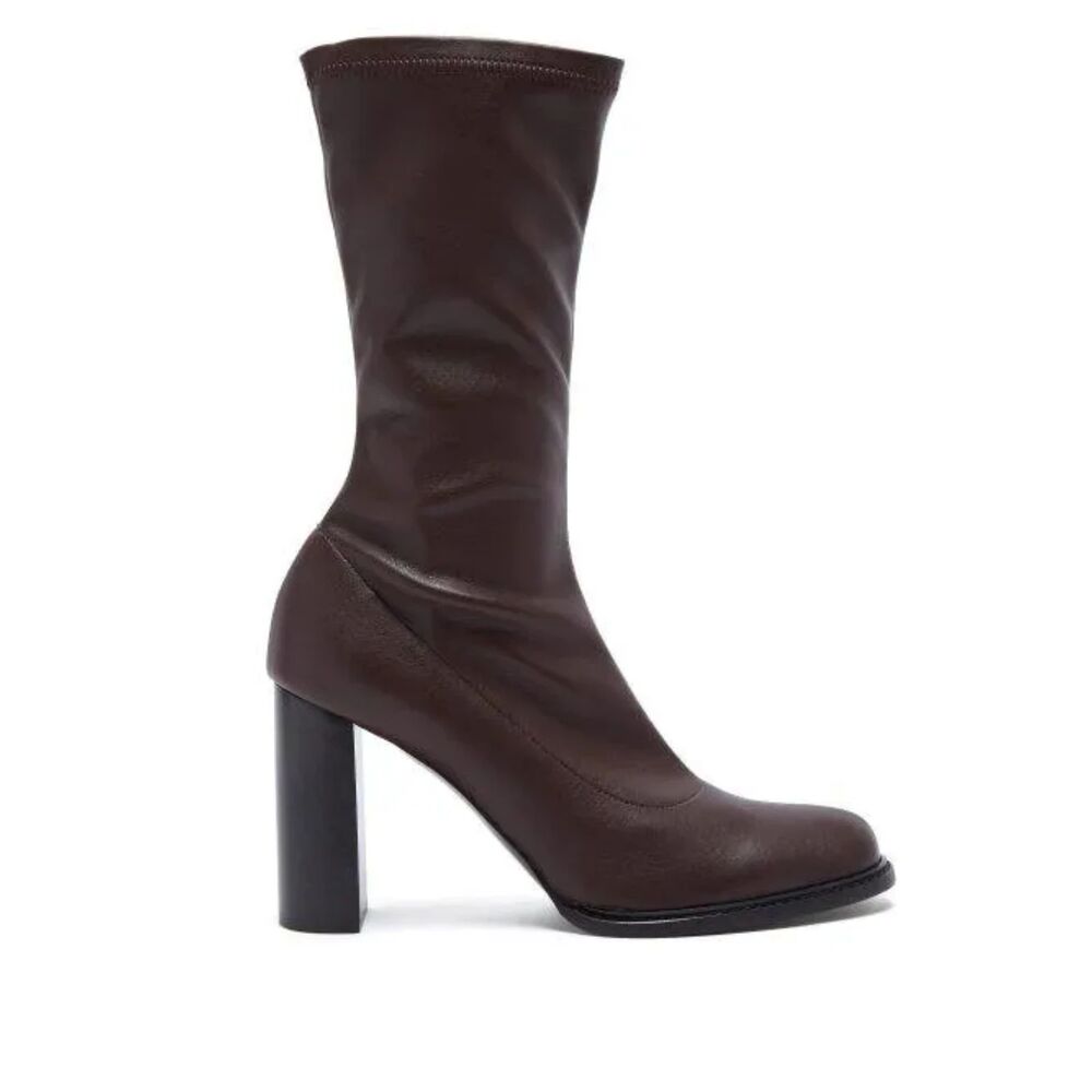 STELLA MCCARTNEY Palmer faux stretch-leather sock boots